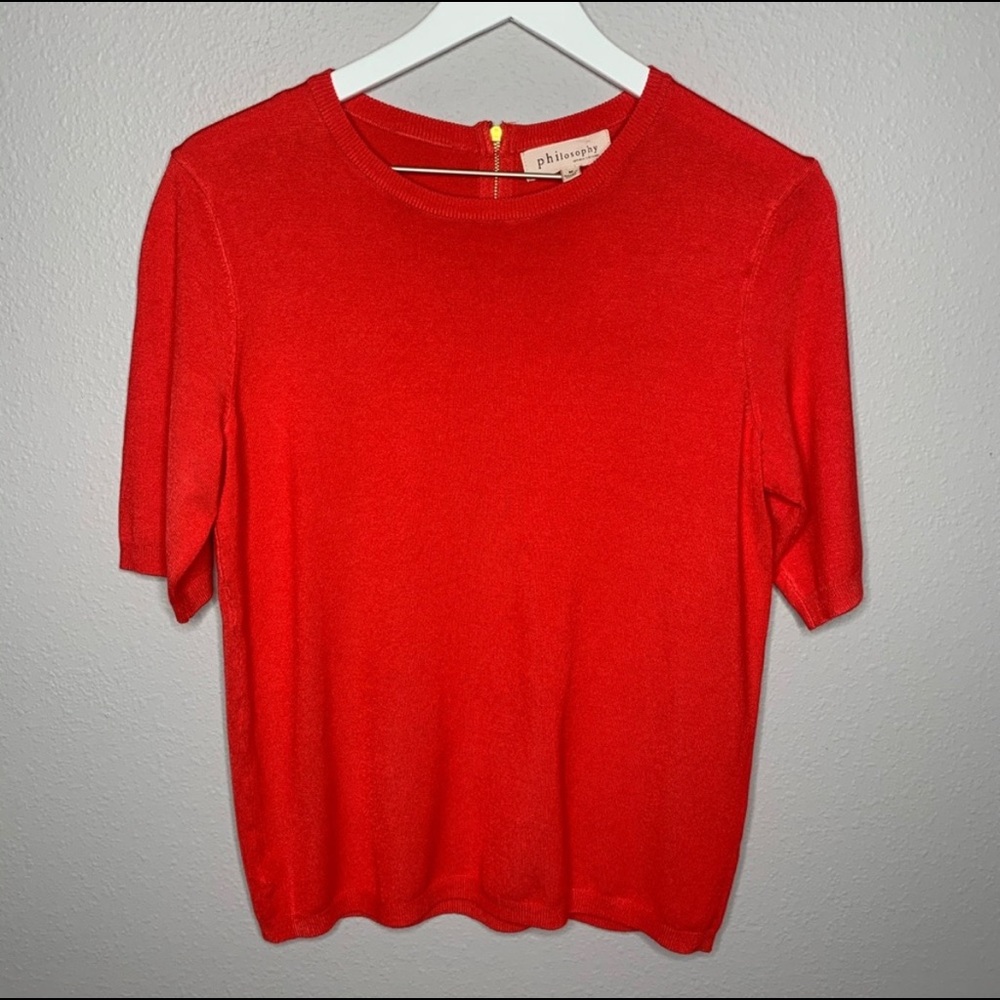 Philosophy Red Women's Top